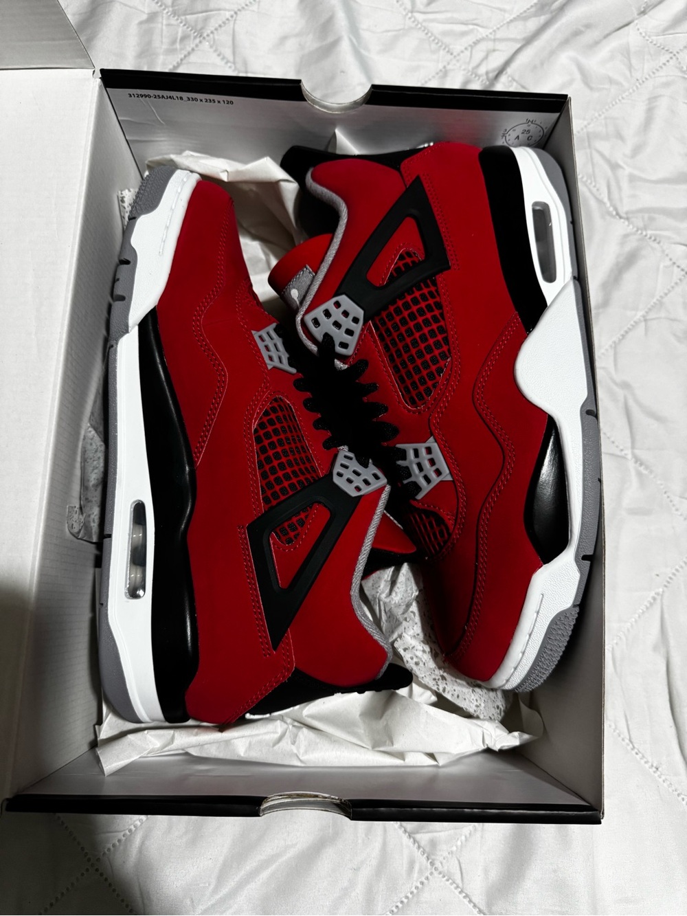 Jordan Red and Black Retro Basketball Sneakers with White Accents